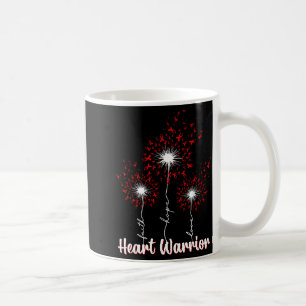 Caneca De Café Dandelion Guerreiro do Coração Vermelho Conscienti