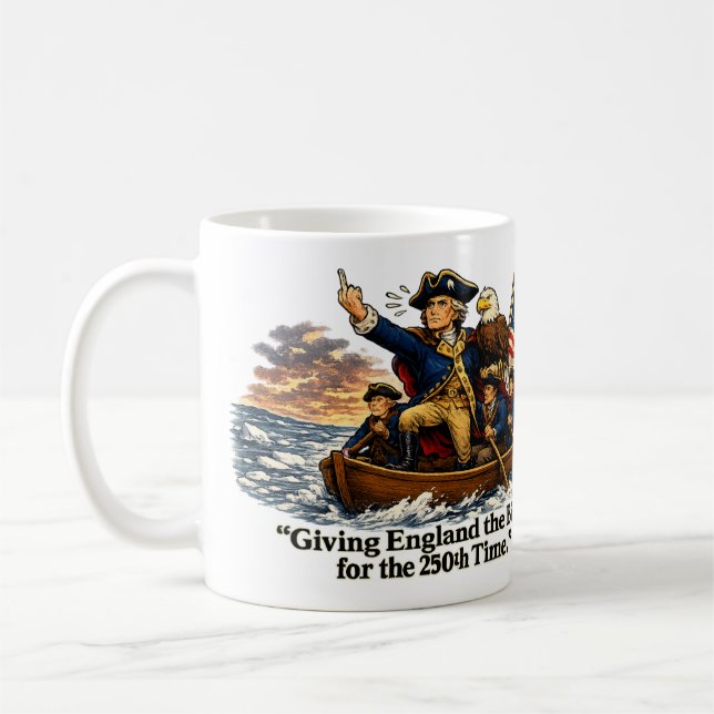 Caneca De Café Dando o Pássaro à Inglaterra 250º (Esquerda)