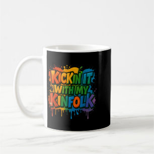 Caneca De Café Dando um Tapa com a Minha Família Divertida Reuniã