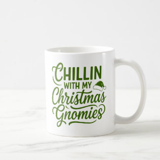Caneca De Café Dando um Tempo com Meus Gnomos de Natal - Personal