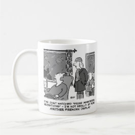 Caneca De Café Dando uma Senhorita ao Vídeo de Fogo