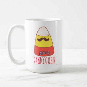 Caneca De Café Dandy Milho Engraçado Fofo Desenho Animado Doce Di