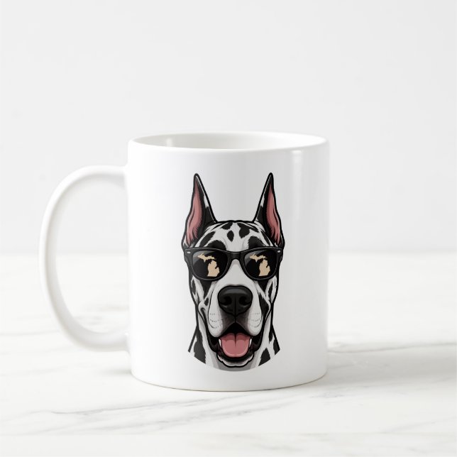 Caneca De Café Dane Grande de Michigan (Esquerda)
