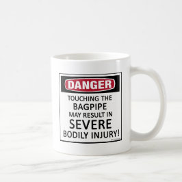 Caneca De Café Danger Bagpipe