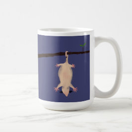 Caneca De Café Dângulo em Possibilidade com esse adorável gambá