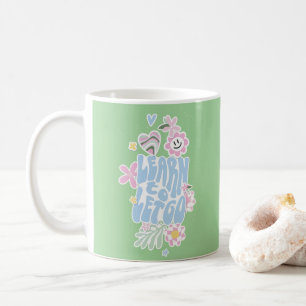 CANECA DE CAFÉ DANISH PASTEL RETRO APRENDE A DEIXAR IR