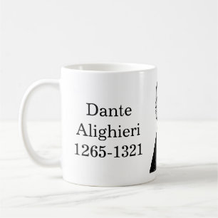 Caneca De Café Dante Alighieri cita Verse