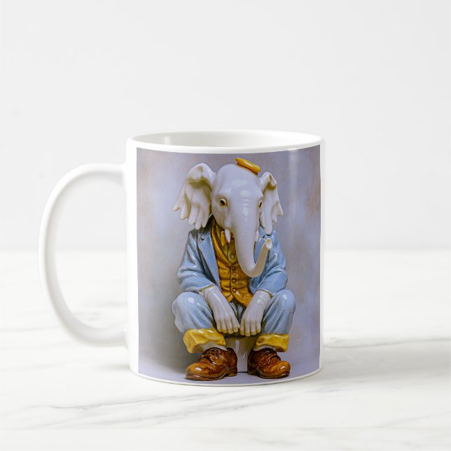 Caneca De Café Dapper Rat Baby Art (Esquerda)