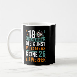 Caneca De Café Dardos Engraçados 180 Dizendo Jogador de Arte