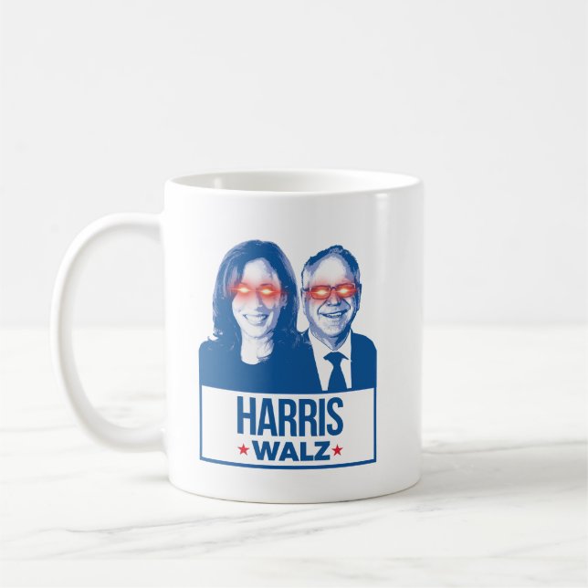 Caneca De Café Dark Harris Walz (Esquerda)
