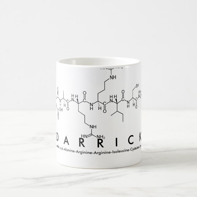Caneca De Café Darrick peptide name mug (Centro)