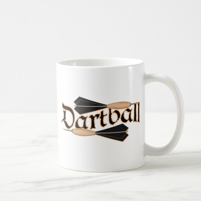 Caneca De Café Dartball Darts (Direita)