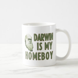 Caneca De Café Darwin é meu ficar em casa