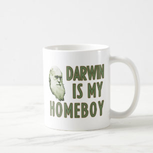 Caneca De Café Darwin é meu ficar em casa