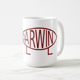Caneca De Café Darwin Lettering Mug