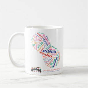 Caneca de café das alergias de comida do meu miú