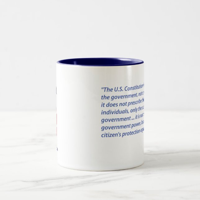 Caneca de café das citações de Ayn Rand (Centro)