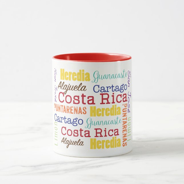 Caneca de café das províncias de Costa Rica (Centro)
