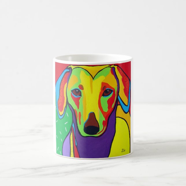 Caneca De Café Daschund (Centro)