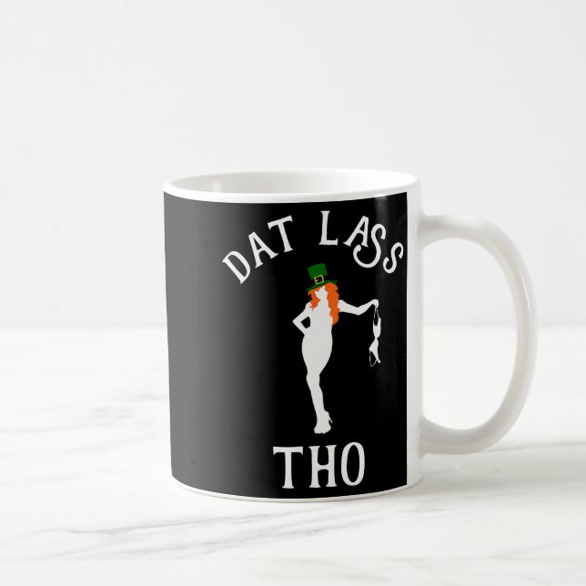 Caneca De Café Dat L Tho Funny St. Patrick's Day Irish Party Gift (Direita)