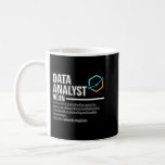 Caneca De Café Data Analyst Definition Data Scientist Science Lov<br><div class="desc">Data Analyst Definition Data Scientist Science Lover Graphic</div>