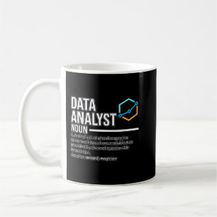 Caneca De Café Data Analyst Definition Data Scientist Science Lov