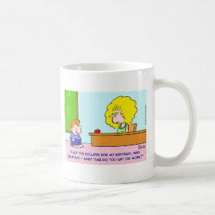 Caneca De Café data do aniversário do professor