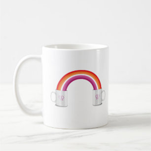 Caneca De Café Data do café lésbica