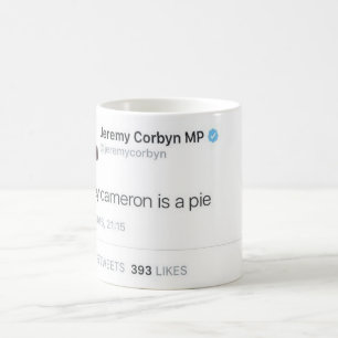 Caneca De Café Davey Cameron é uma torta