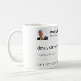 Caneca De Café Davey Cameron é uma torta