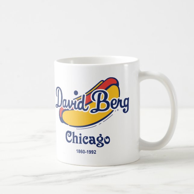 Caneca De Café David Berg & Company, Chicago 1860-1992 (Direita)