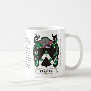 Caneca De Café Davis, origem, significado e a crista