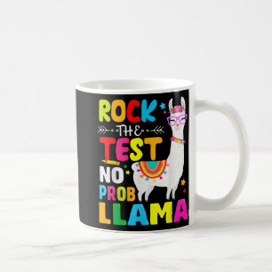 Caneca De Café Day Rock The Test Teacher No Prob Lama Teacher