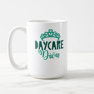 Caneca De Café Daycare Diva Son Daughter Preschoia Tiara Funny