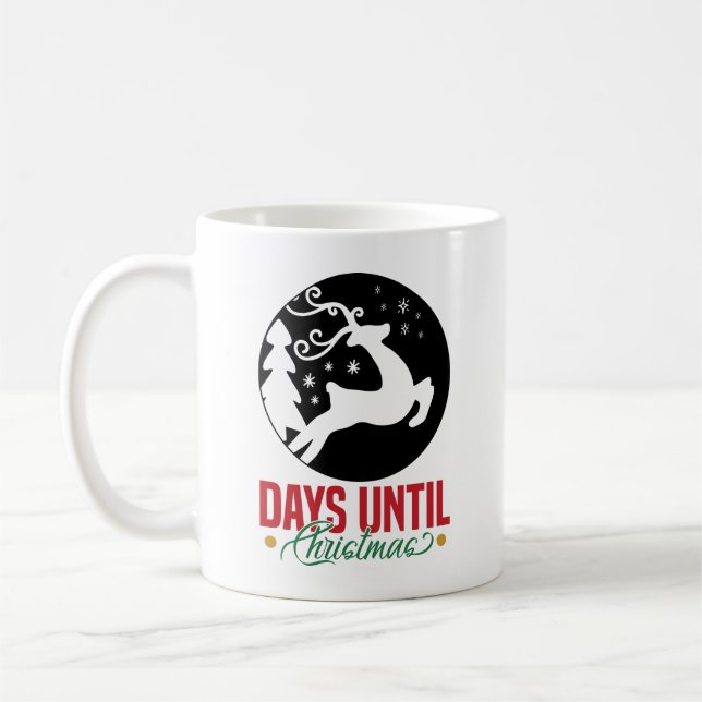 Caneca De Café Days Until Christmas-14531 (Esquerda)