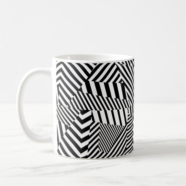 Caneca De Café Dazzle Camouflage (Esquerda)