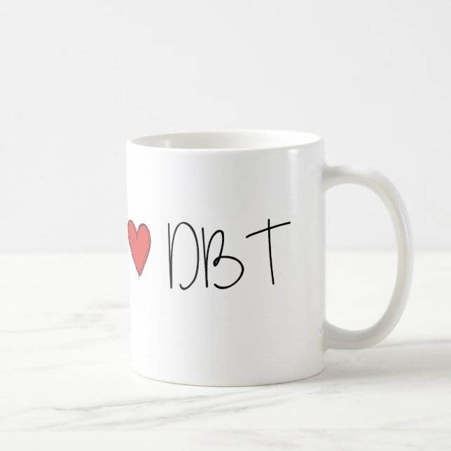 Caneca De Café DBT - EU AMO DBT Mug (Direita)