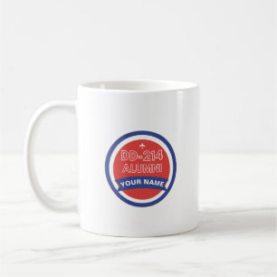 Caneca De Café DD-214 Alumni Personalizado Reforma da Força Aérea