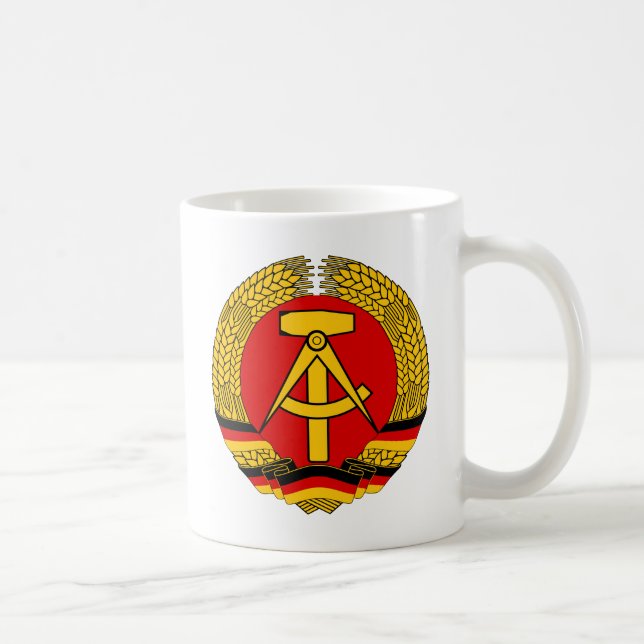 Caneca De Café DDR brasão (Direita)