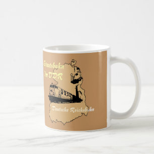 Caneca De Café DDR desenhos de publicidade Reichsbahn Alemão