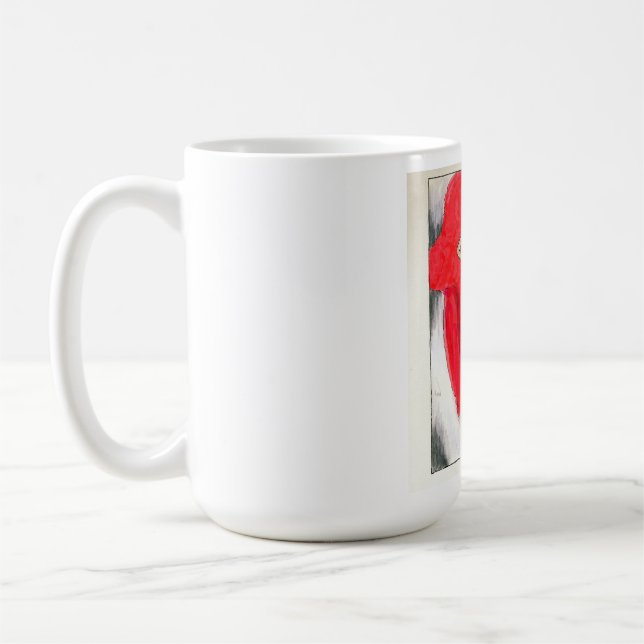 Caneca de café de 15 onças com Mademoiselle e Cat (Esquerda)