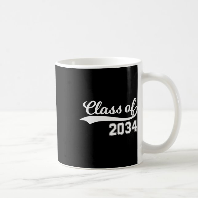 Caneca De Café De 2034 Cresceu Comigo Primeiro Dia Da Escola (Direita)