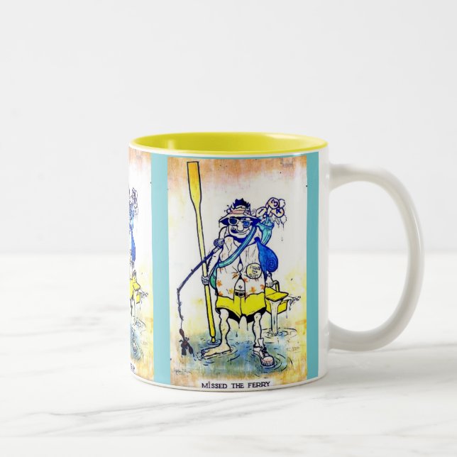 caneca de café de 2 tons (Direita)