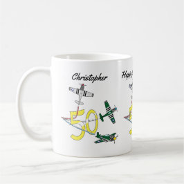 Caneca de café de 50º aniversário dos Mustangs