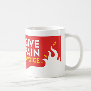 Caneca De Café Dê a dor uma voz