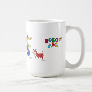 Caneca de café de ABC do robô pela caça de Jerr