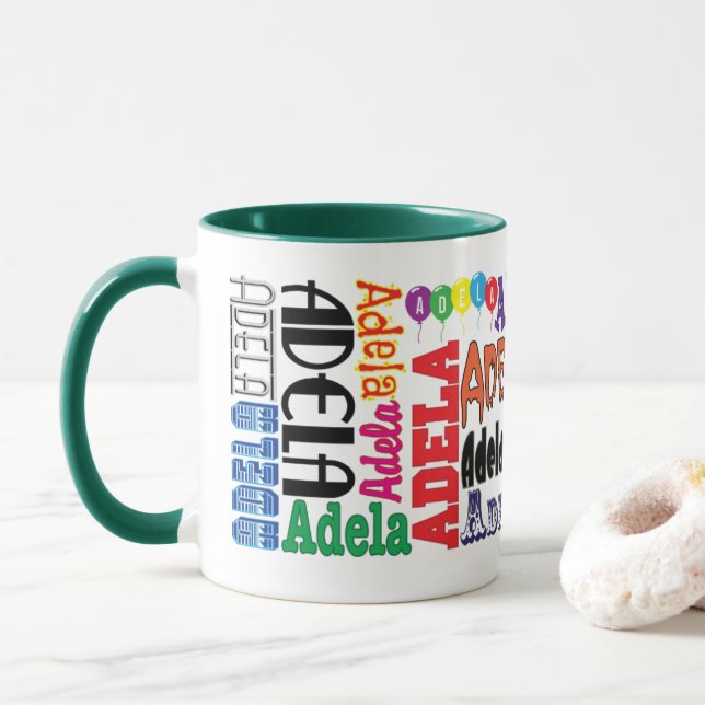 Caneca de café de Adela (Com Donut)