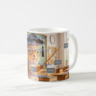 Caneca de Café de Agradecimento ao Professor Esqui