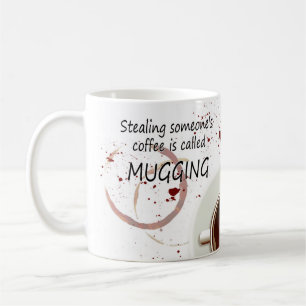 Caneca de café de agressão da chalaça, caneca d