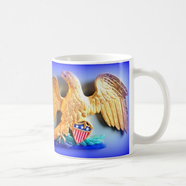 caneca de café de águia patriótica (Direita)